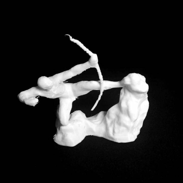 D Printable Hercules The Archer By Antoine Bourdelle By Jerry Fisher