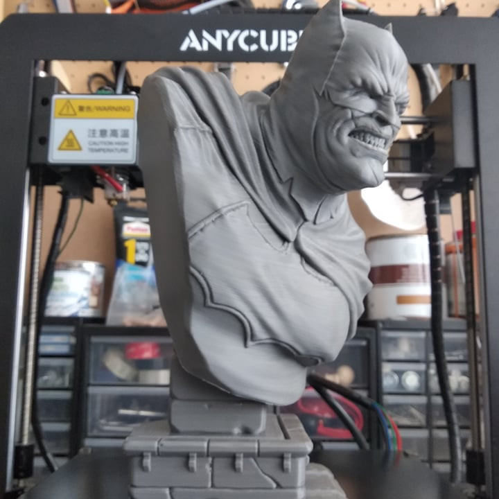 D Print Of The Dark Knight Bust By Cloud Ita