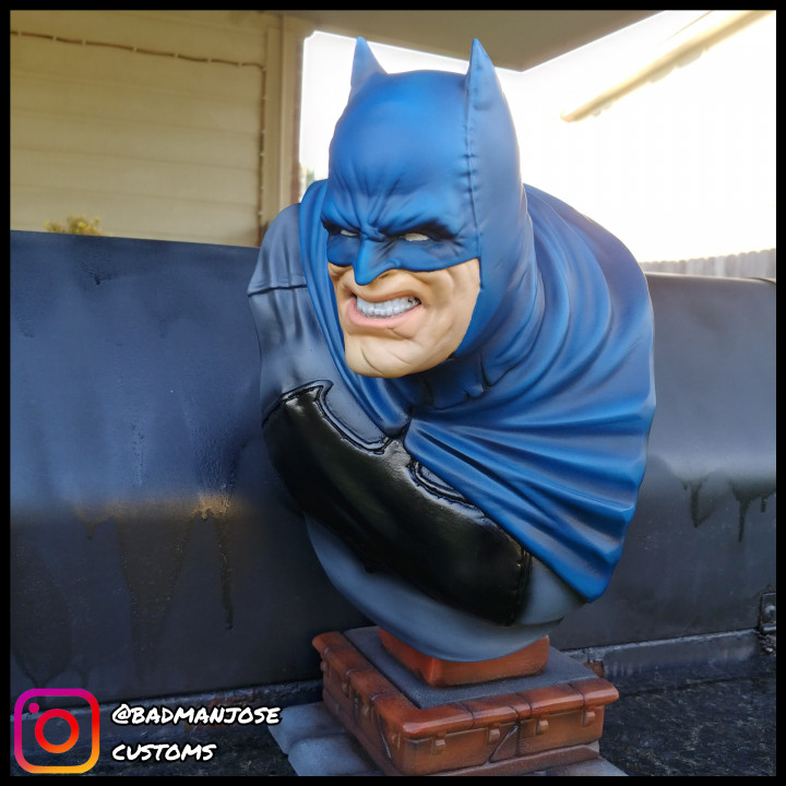 D Print Of The Dark Knight Bust By Badmanjose