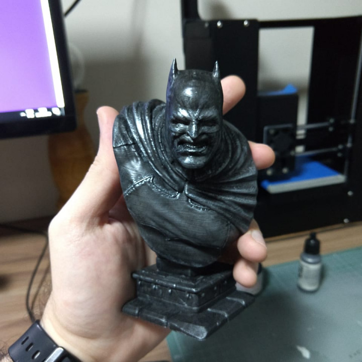 D Print Of The Dark Knight Bust By Mccarmo