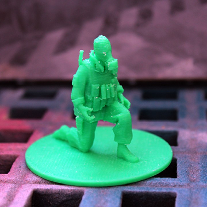 3D Printable Special Ops Soldier by Pelle de Graaf