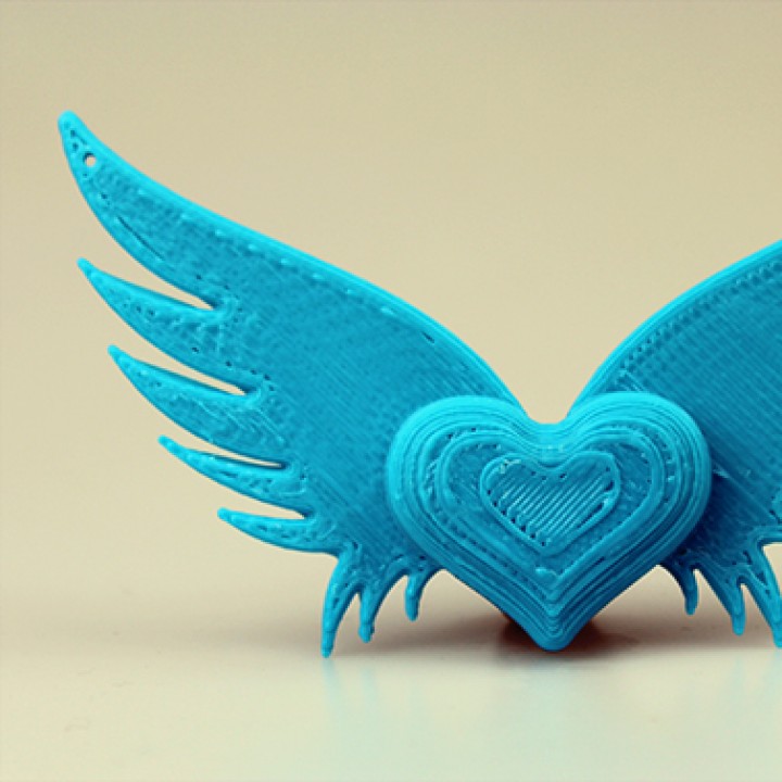 Winged Heart Pendant image