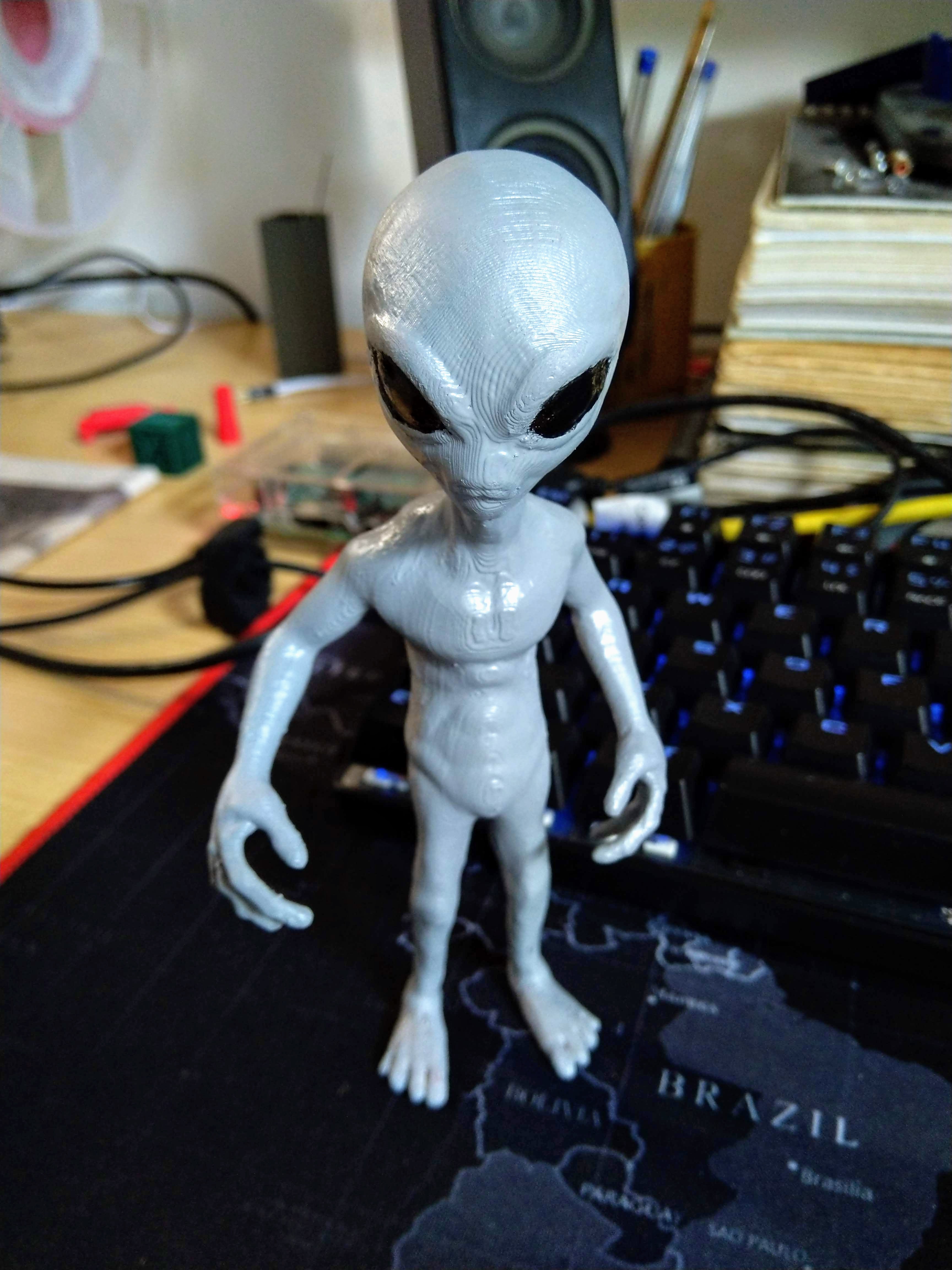 その他 Grey type Alien figure modeled object Grey type Alien figure modeled object