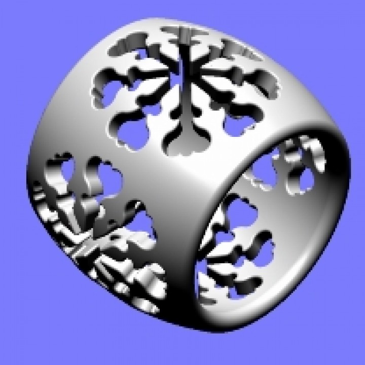 Snowflake Napkin Ring image