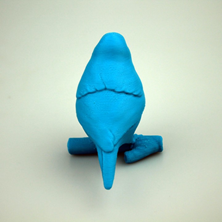 3D Printable Zebra Finch Sculpture by Fynn Große-Bley