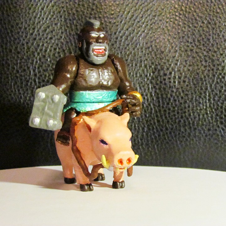 3D Printable Hog Rider Clash Of Clans by Lorna Barnshaw