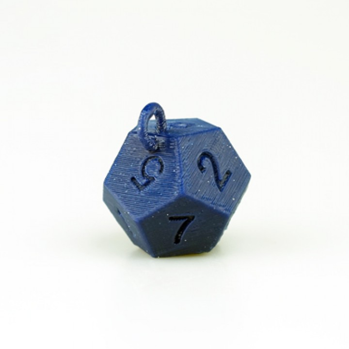 12 Sided Dice Necklace image