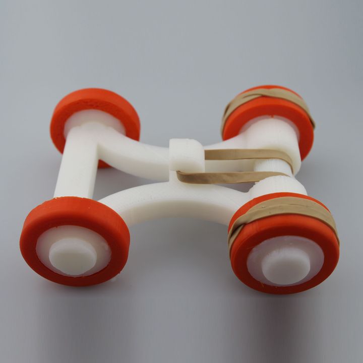 Rubber band car image