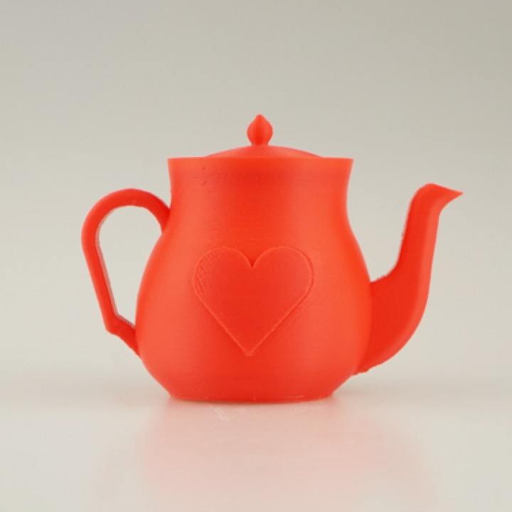 Miniature Heart Tea Set image