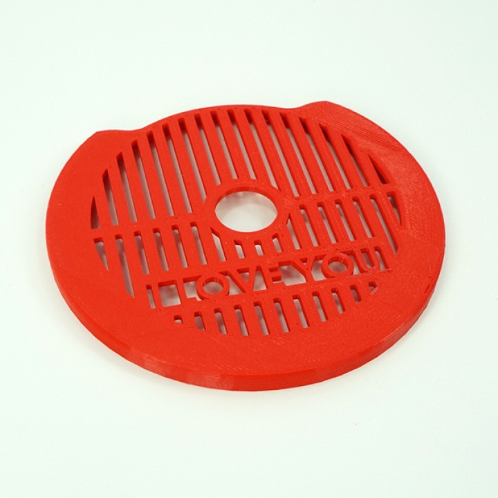 3D Printable I Love You Dolce Gusto Drip Tray by ANDRE VENTURA