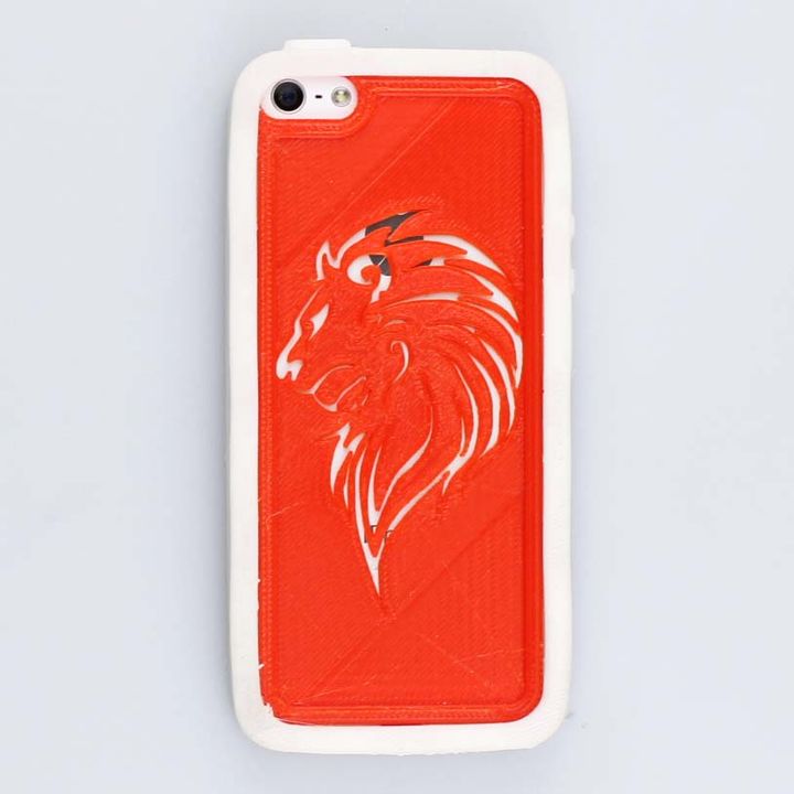 Lion iphone case image