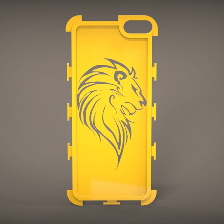 Lion iphone case image