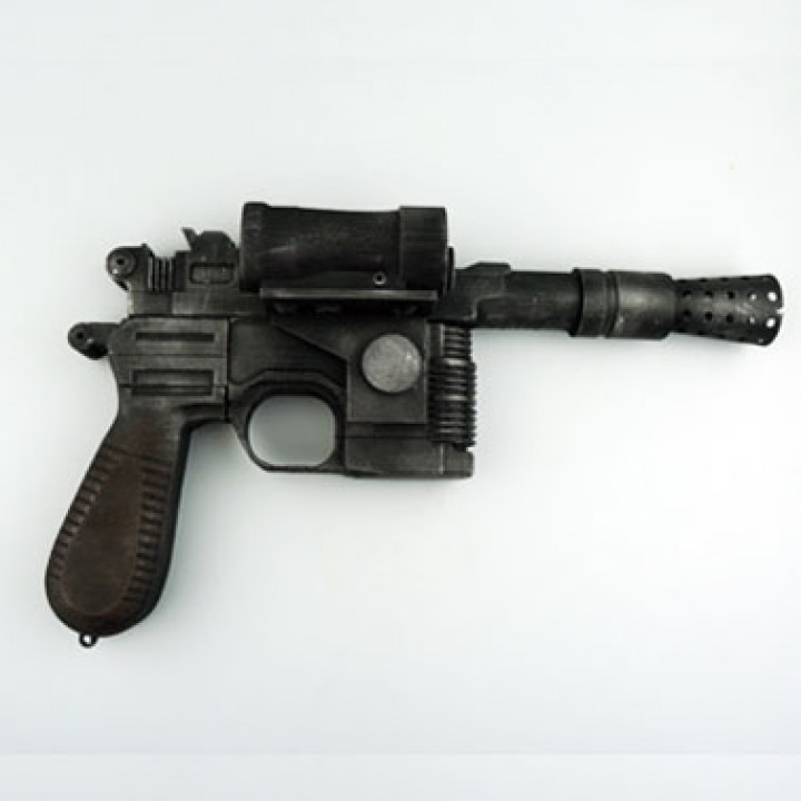 3d Printable Han Solo's Blaster Star Wars By Edv