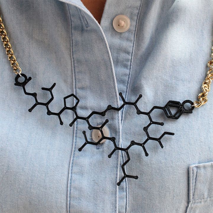 Oxytocin necklace (love molecule) image