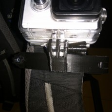 Picture of print of GoPro bag strap mount