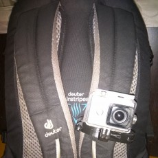Picture of print of GoPro bag strap mount