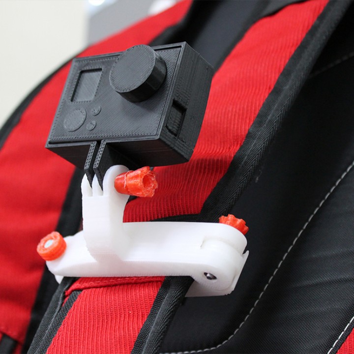 GoPro bag strap mount image