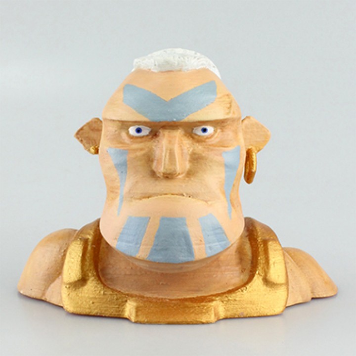 Boom Beach Warrior Bust Collectable image