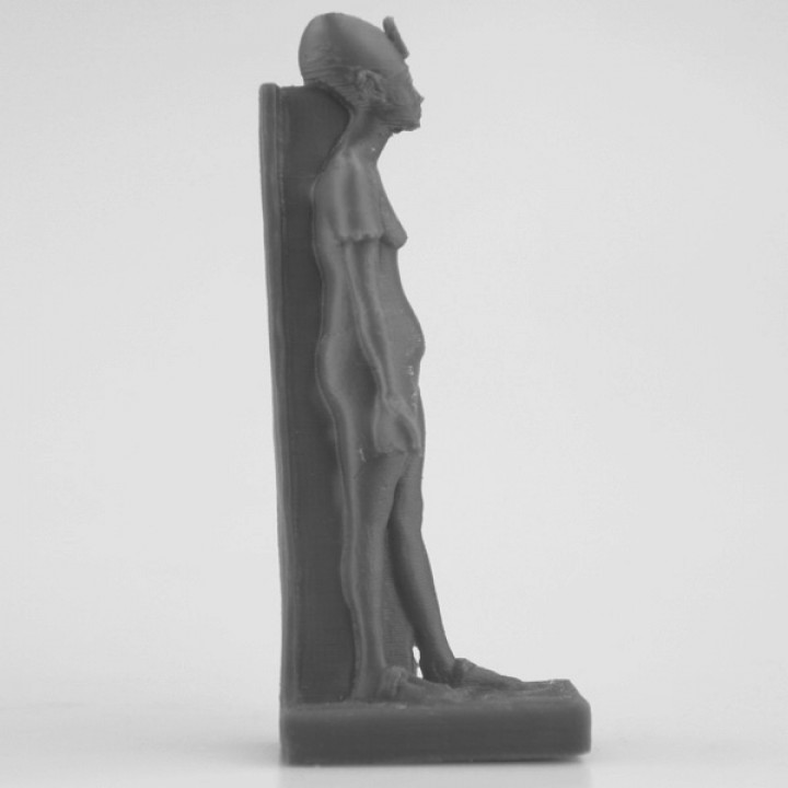 Standing-striding figure of Nefertiti at Neues Museum, Berlin image