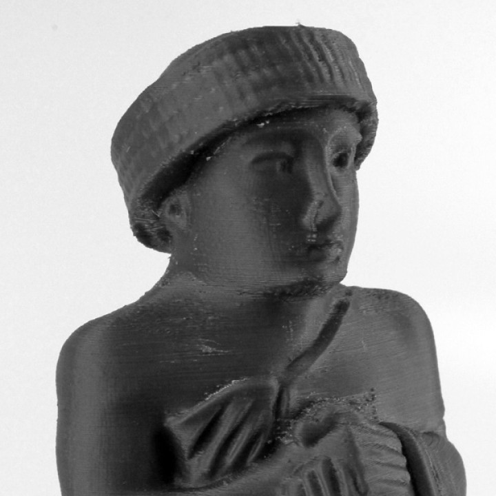 Statue of Gudea at MET, New York image