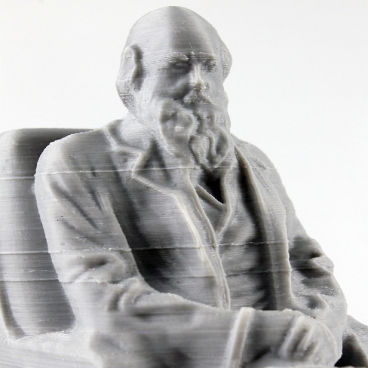 Statue of Charles Darwin by Sir Joseph Boehm at Natural History Museum, London image