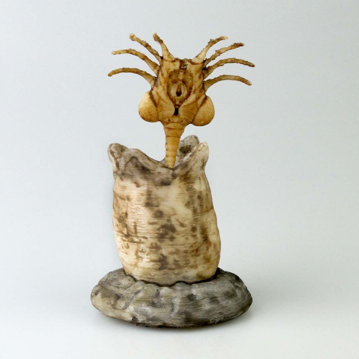 3D Printable Alien Facehugger & Egg (1979) by Leon Alexander Single