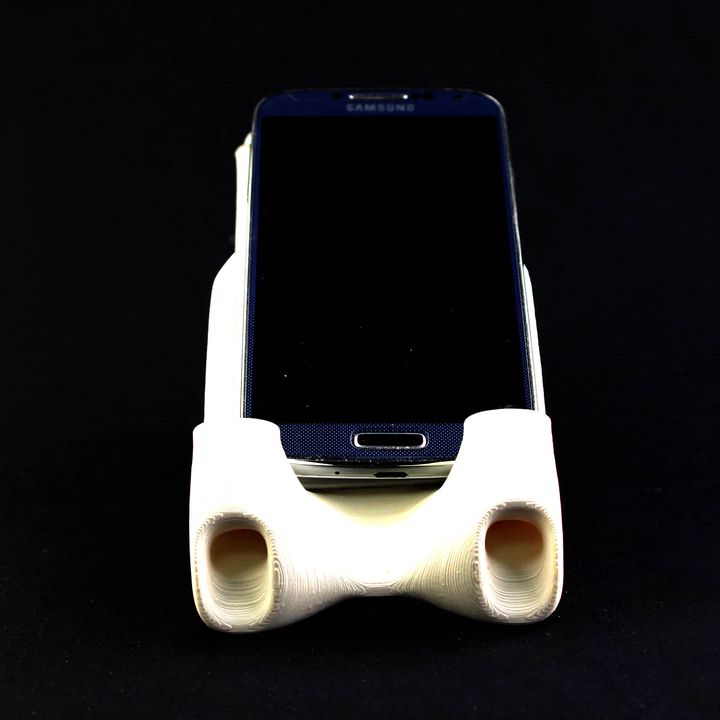 Cell Phone Caddy with Sound Channels image