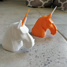 Picture of print of Unicorn Bust wacom pen holder