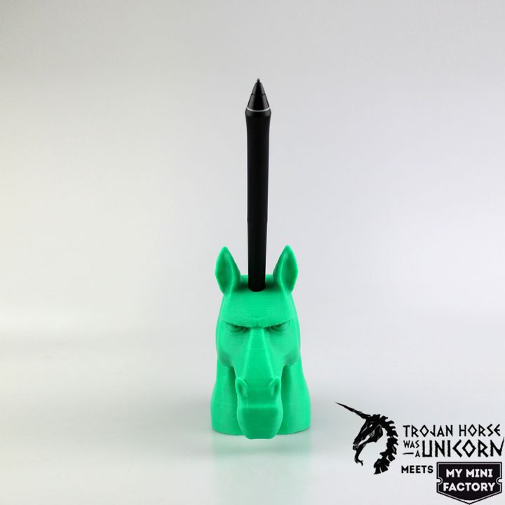 Unicorn Bust wacom pen holder image