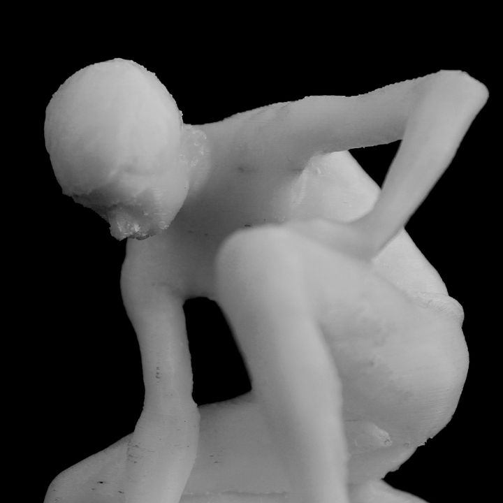 Boy Playing Marbles at the Usher Gallery, UK image