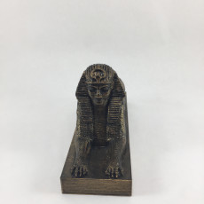 Picture of print of Sphinx at Cleopatra's Needle, Embankment, London