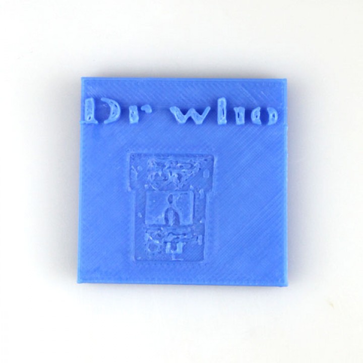 Dr Who is in Plaque image
