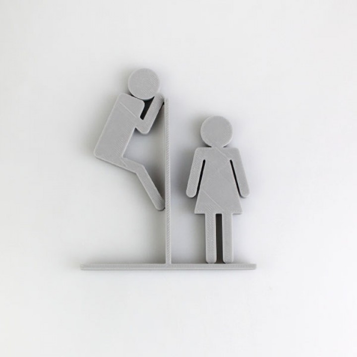 Toilet sign image