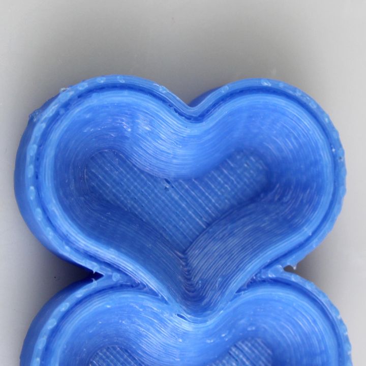 double heart ice mould image