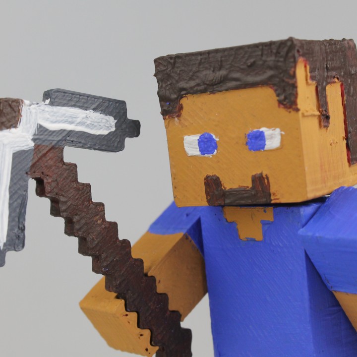 Articulated Steve from Minecraft image