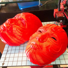 Picture of print of Tribal Mask- Full Scale