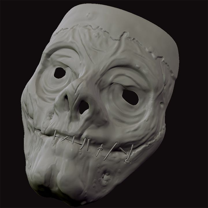 Halloween Mask- Full Scale image