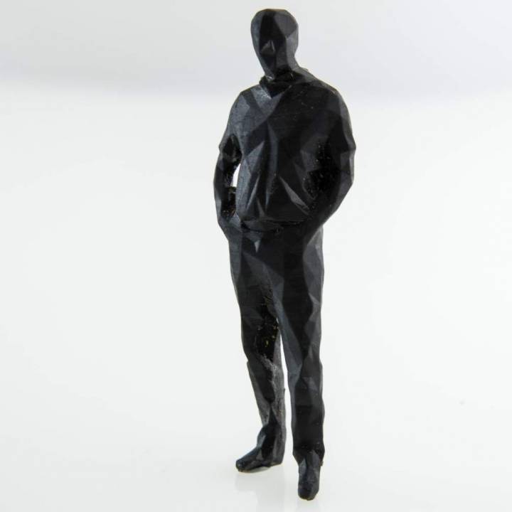 Low Poly Standing Man - Pendant image
