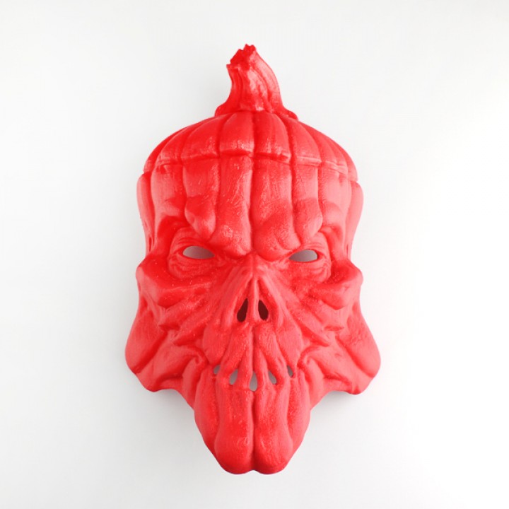 Jack-O-Lantern Mask - Full Scale image