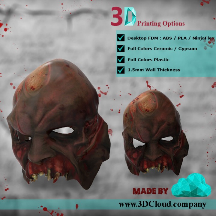 Horror Zombie - Halloween Costume - Full Scale image