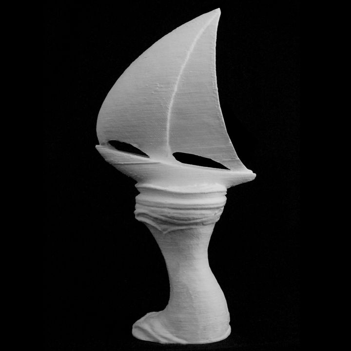 Sailboat Sculpture at Brigantine, America image