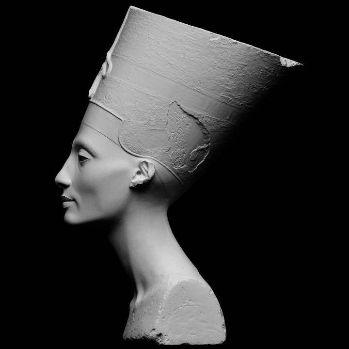 Bust of Nefertiti at the Neues Museum, Berlin image