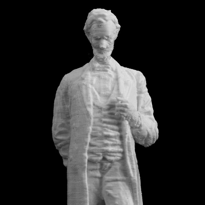 Abraham Lincoln 'The Man' Sculpture at the MET, New York image