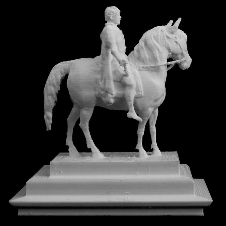 King George IV Equestrian Sculpture at Trafalgar Square, London image