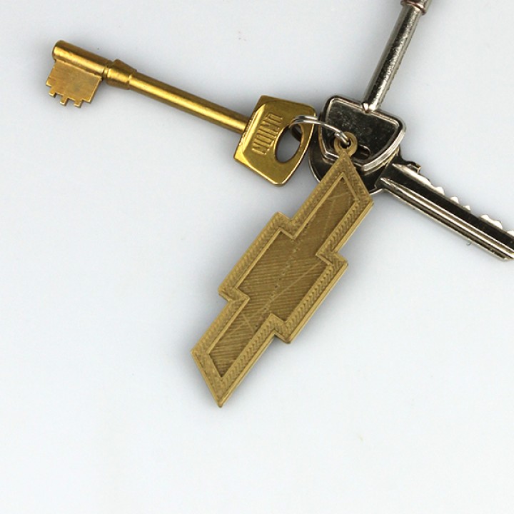 Chevrolet logo keychain/pendant image