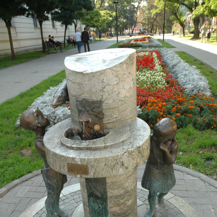 Fountain in Lodz, Poland image