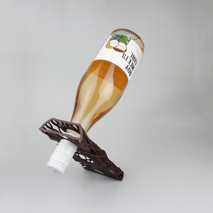 Twisted, balancing wine holder image