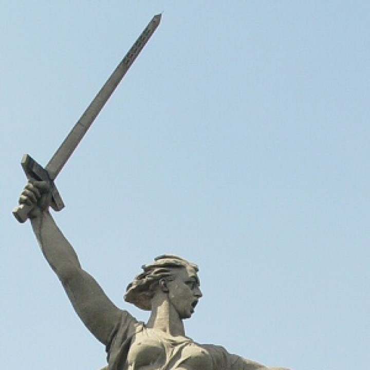 The Motherland Calls in Volgograd, Russia image