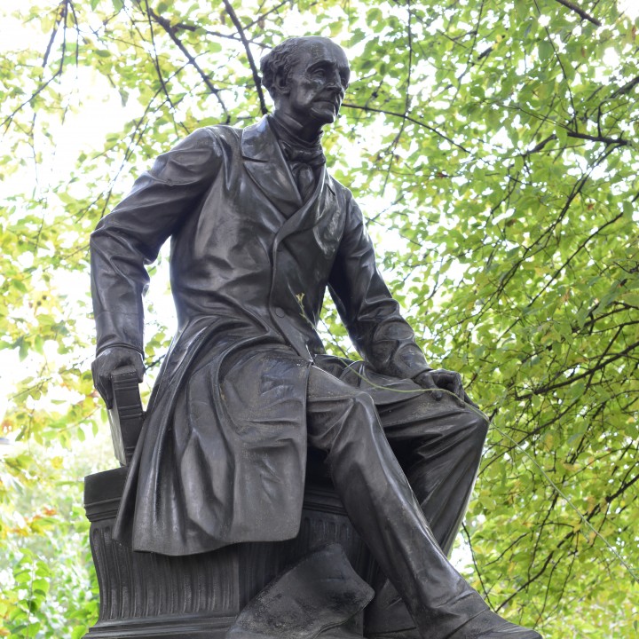 John Stuart Mill at Victoria Embankment Gardens, London image