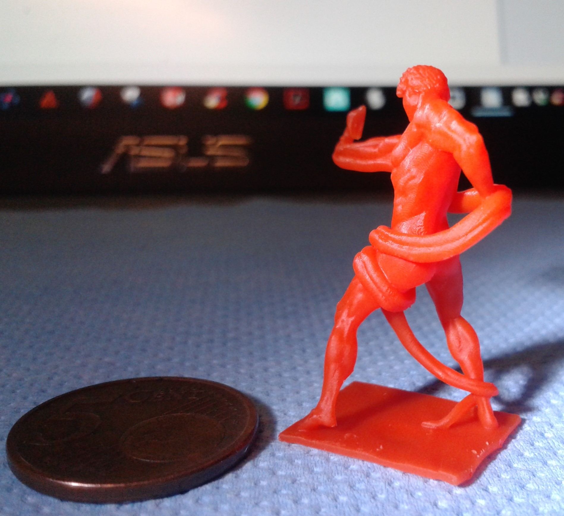 3D Printable Athlete Wrestling a Python by Scan The World